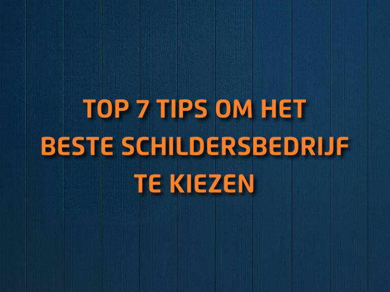 beste schildersbedrijf